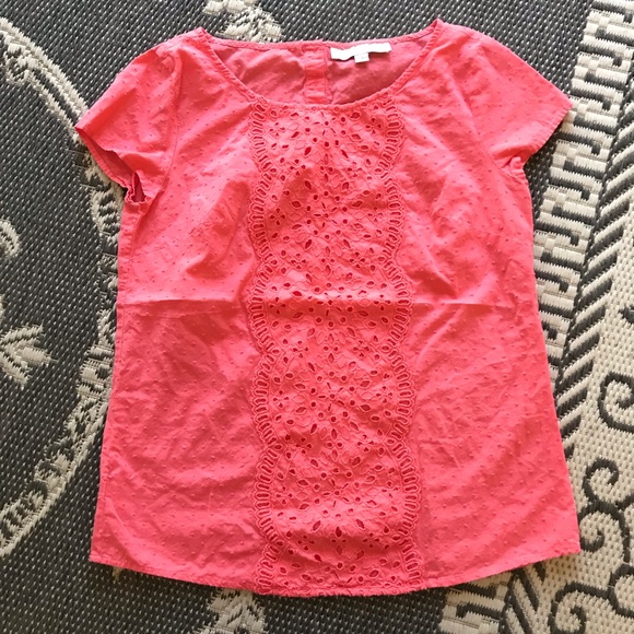 LOFT Eyelet Top - Picture 1 of 5